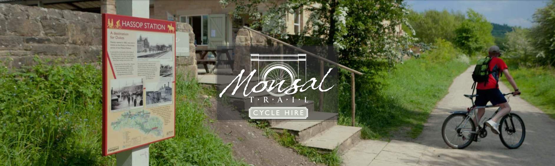 Monsal cycle hire banner